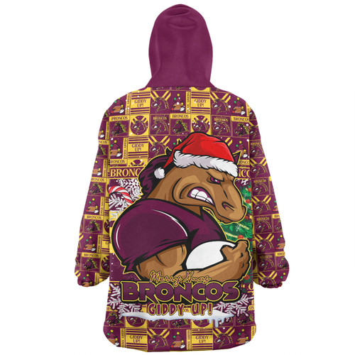 Brisbane Broncos Snug Hoodie Merry Ugly Christmas Comic Style Brisbane Broncos Snug Hoodie Merry Ugly Christmas Comic Style