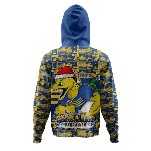 Parramatta Eels Hoodie Merry Ugly Christmas Comic Style Parramatta Eels Hoodie Merry Ugly Christmas Comic Style