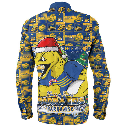 Parramatta Eels Long Sleeve Shirt Merry Ugly Christmas Comic Style Parramatta Eels Long Sleeve Shirt Merry Ugly Christmas Comic Style