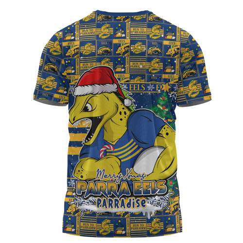 Parramatta Eels T-Shirt Merry Ugly Christmas Comic Style Parramatta Eels T-Shirt Merry Ugly Christmas Comic Style