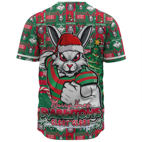 South Sydney Rabbitohs Baseball Shirt Merry Ugly Christmas Comic Style South Sydney Rabbitohs Baseball Shirt Merry Ugly Christmas Comic Style