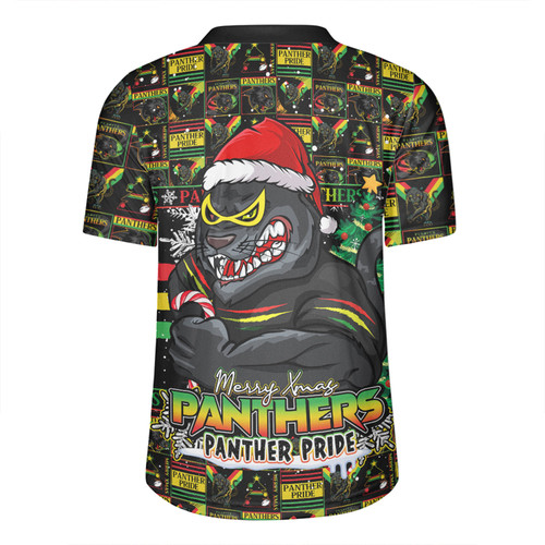Penrith Panthers Rugby Jersey Merry Ugly Christmas Comic Style