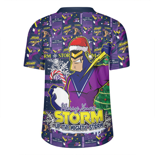 Melbourne Storm Rugby Jersey Merry Ugly Christmas Comic Style Melbourne Storm Rugby Jersey Merry Ugly Christmas Comic Style