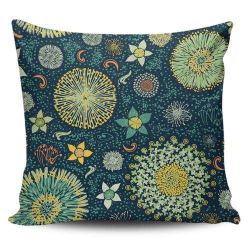 Australia Pillow Cases Australian Colorful Flowers Background