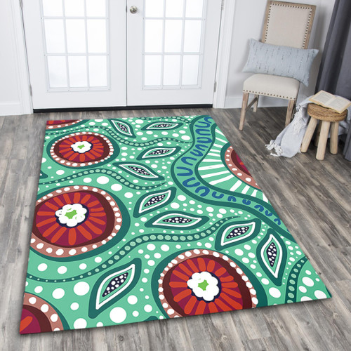 Australia Area Rug Aboriginal Dot Painting Artwork Australia Area Rug Aboriginal Dot Painting Artwork