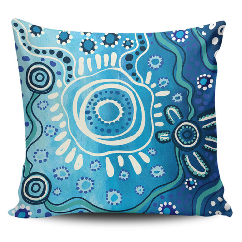 Australia Pillow Cases Traditional Aboriginal Dot Art