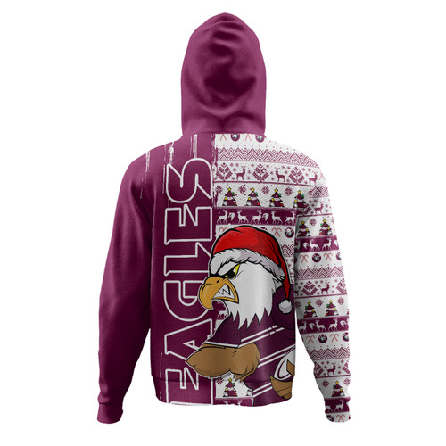 Manly Warringah Sea Eagles Hoodie Merry Ugly Xmas Nordic Pattern Style Manly Warringah Sea Eagles Hoodie Merry Ugly Xmas Nordic Pattern Style