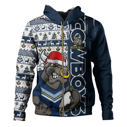 North Queensland Cowboys Hoodie Merry Ugly Xmas Nordic Pattern Style North Queensland Cowboys Hoodie Merry Ugly Xmas Nordic Pattern Style