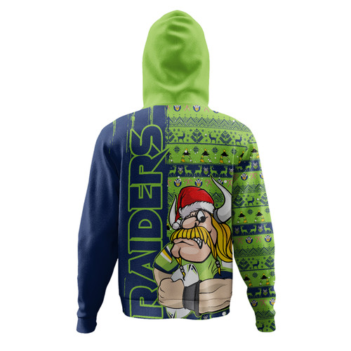 Canberra Raiders Hoodie Merry Ugly Xmas Nordic Pattern Style Canberra Raiders Hoodie Merry Ugly Xmas Nordic Pattern Style