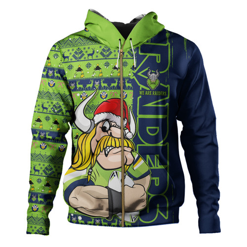 Canberra Raiders Hoodie Merry Ugly Xmas Nordic Pattern Style Canberra Raiders Hoodie Merry Ugly Xmas Nordic Pattern Style