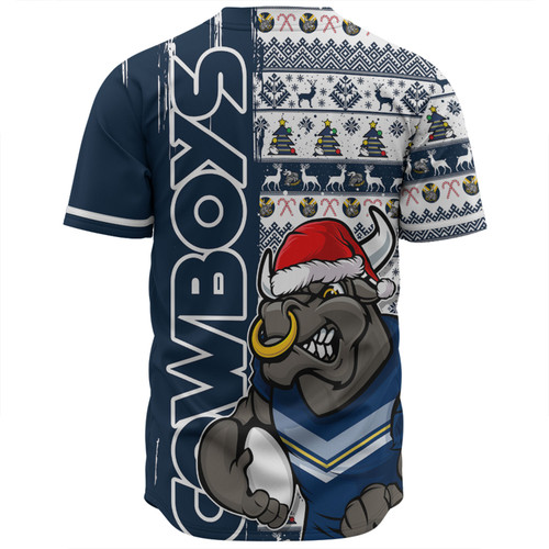 North Queensland Cowboys Baseball Shirt Merry Ugly Xmas Nordic Pattern Style North Queensland Cowboys Baseball Shirt Merry Ugly Xmas Nordic Pattern Style