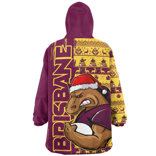 Brisbane Broncos Snug Hoodie Merry Ugly Xmas Nordic Pattern Style Brisbane Broncos Snug Hoodie Merry Ugly Xmas Nordic Pattern Style