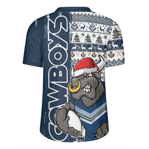 North Queensland Cowboys Rugby Jersey Merry Ugly Xmas Nordic Pattern Style North Queensland Cowboys Rugby Jersey Merry Ugly Xmas Nordic Pattern Style