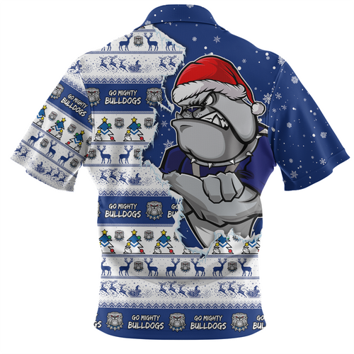 Canterbury-Bankstown Bulldogs Hawaiian Shirt Merry Christmas Our Beloved Team Scratch Style Canterbury-Bankstown Bulldogs Hawaiian Shirt Merry Christmas Our Beloved Team Scratch Style