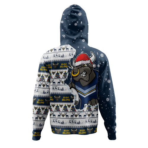 North Queensland Cowboys Hoodie Merry Christmas Our Beloved Team Scratch Style North Queensland Cowboys Hoodie Merry Christmas Our Beloved Team Scratch Style