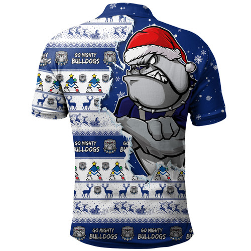 Canterbury-Bankstown Bulldogs Polo Shirt Merry Ugly Christmas Our Beloved Team Scratch Style Canterbury-Bankstown Bulldogs Polo Shirt Merry Ugly Christmas Our Beloved Team Scratch Style