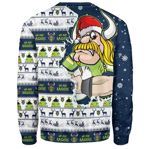 Canberra Raiders Sweatshirt Merry Christmas Our Beloved Team Scratch Style Canberra Raiders Sweatshirt Merry Christmas Our Beloved Team Scratch Style