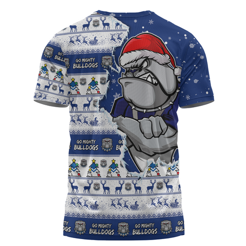 Canterbury-Bankstown Bulldogs T-Shirt Merry Christmas Our Beloved Team Scratch Style Canterbury-Bankstown Bulldogs T-Shirt Merry Christmas Our Beloved Team Scratch Style