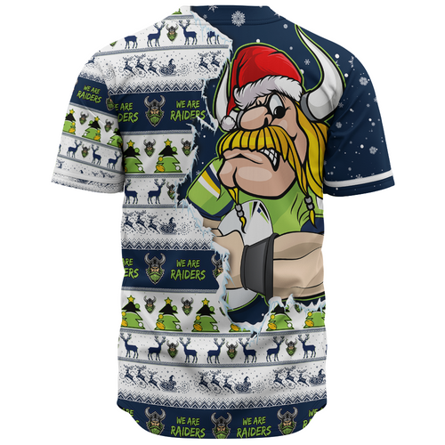 Canberra Raiders Baseball Shirt Merry Ugly Christmas Our Beloved Team Scratch Style Canberra Raiders Baseball Shirt Merry Ugly Christmas Our Beloved Team Scratch Style