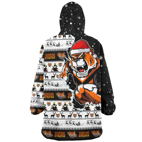 Wests Tigers Snug Hoodie Merry Ugly Christmas Our Beloved Team Scratch Style Wests Tigers Snug Hoodie Merry Ugly Christmas Our Beloved Team Scratch Style