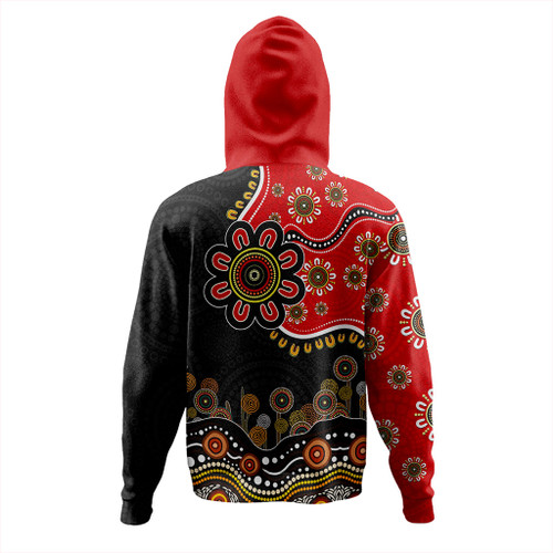 Australia Hoodie Aboriginal Dot Art In My Heart