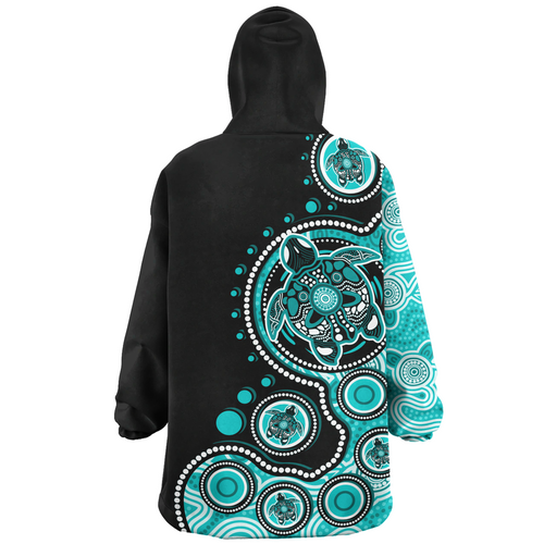 Australia Snug Hoodie Indigenous Turtle Aboriginal Dot Art Australia Snug Hoodie Indigenous Turtle Aboriginal Dot Art