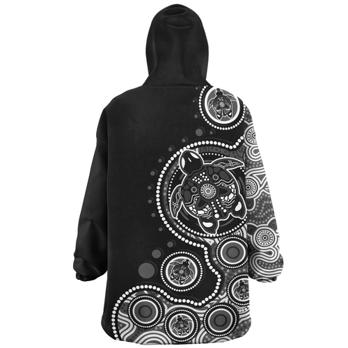 Australia Snug Hoodie Indigenous Turtle Aboriginal Dot Art Australia Snug Hoodie Indigenous Turtle Aboriginal Dot Art