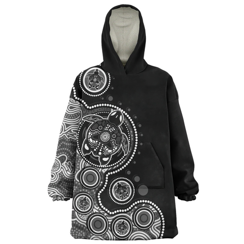 Australia Snug Hoodie Indigenous Turtle Aboriginal Dot Art Australia Snug Hoodie Indigenous Turtle Aboriginal Dot Art
