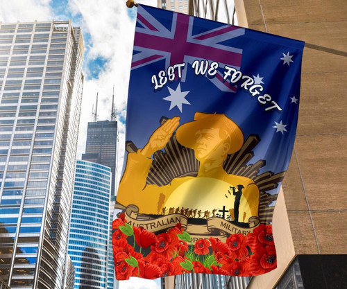 Australia Anzac Day Flag Parade - Anzac Day And Soldiers Australia Anzac Day Flag Parade - Anzac Day And Soldiers