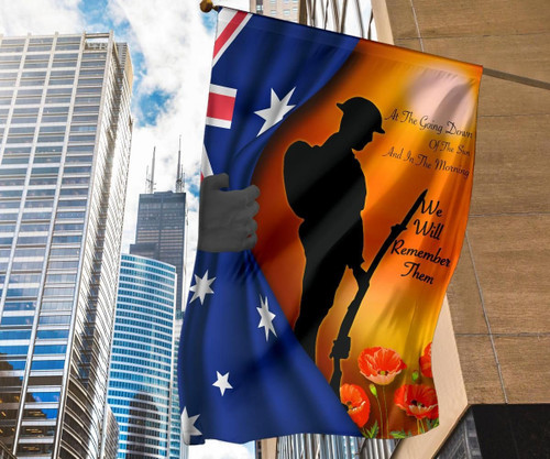 Australia Anzac Day Flag Parade - We Will Remember Them Ver02 Australia Anzac Day Flag Parade - We Will Remember Them Ver02