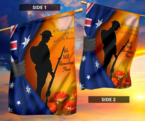 Australia Anzac Day Flag Parade - We Will Remember Them Ver02 Australia Anzac Day Flag Parade - We Will Remember Them Ver02