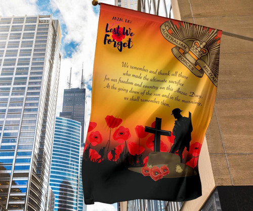 Australia Anzac Day Flag Parade - Lest We Forget Ver1 Australia Anzac Day Flag Parade - Lest We Forget Ver1
