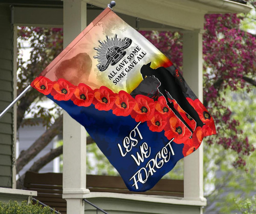 Australia Anzac Lest We Forget Flag Parade - All Gave Some - Some Gave All