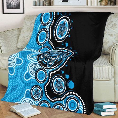 Australia Blanket Indigenous Turtle Aboriginal Dot Art Australia Blanket Indigenous Turtle Aboriginal Dot Art