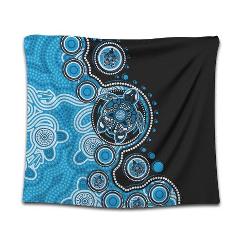 Australia Tapestry Indigenous Turtle Aboriginal Dot Art Australia Tapestry Indigenous Turtle Aboriginal Dot Art