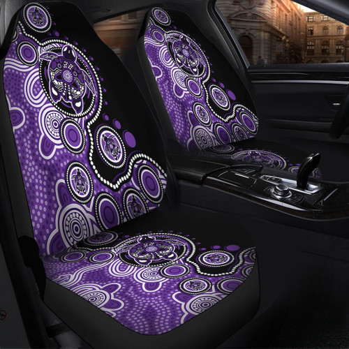 Australia Car Seat Cover Indigenous Turtle Aboriginal Dot Art Australia Car Seat Cover Indigenous Turtle Aboriginal Dot Art