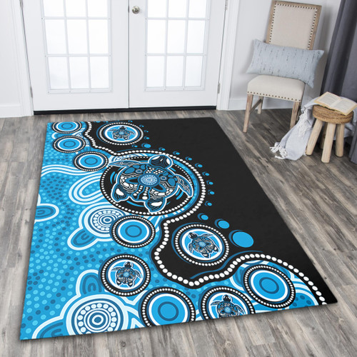 Australia Area Rug Indigenous Turtle Aboriginal Dot Art Australia Area Rug Indigenous Turtle Aboriginal Dot Art