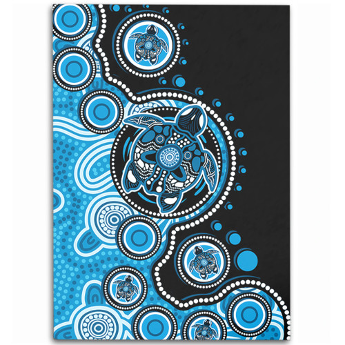 Australia Area Rug Indigenous Turtle Aboriginal Dot Art Australia Area Rug Indigenous Turtle Aboriginal Dot Art