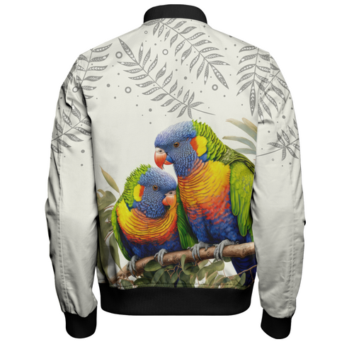 Australia Bomber Jacket Australia Rainbow Lorikeets Birds Art Inspired