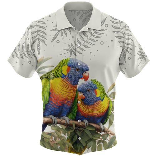 Australia Hawaiian Shirt Australia Rainbow Lorikeets Birds Art Inspired