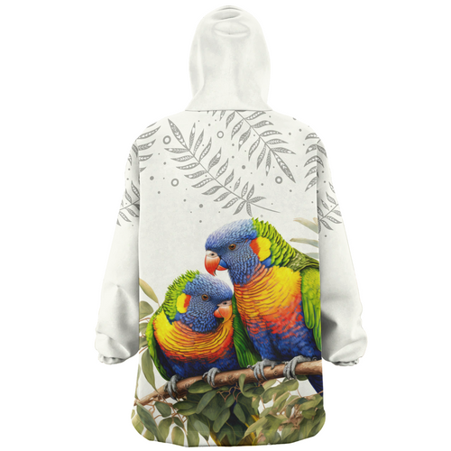 Australia Snug Hoodie Australia Rainbow Lorikeets Birds Art Inspired Australia Snug Hoodie Australia Rainbow Lorikeets Birds Art Inspired
