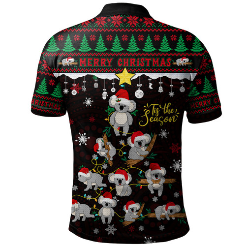 Australia Polo Shirt Merry Christmas Tis The Season Koala Edition Australia Polo Shirt Merry Christmas Tis The Season Koala Edition