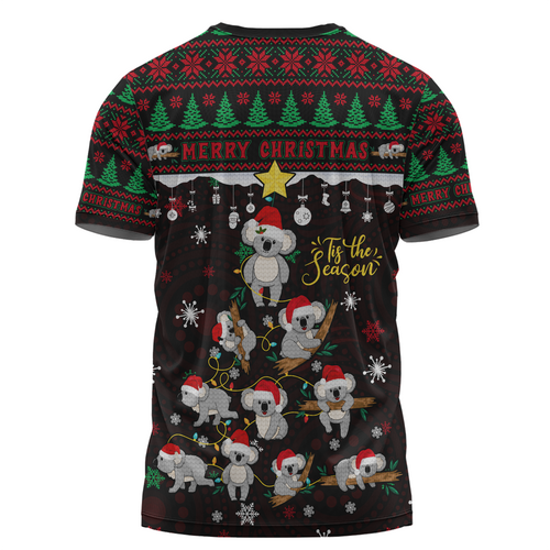Australia T-Shirt Merry Christmas Tis The Season Koala Edition Australia T-Shirt Merry Christmas Tis The Season Koala Edition
