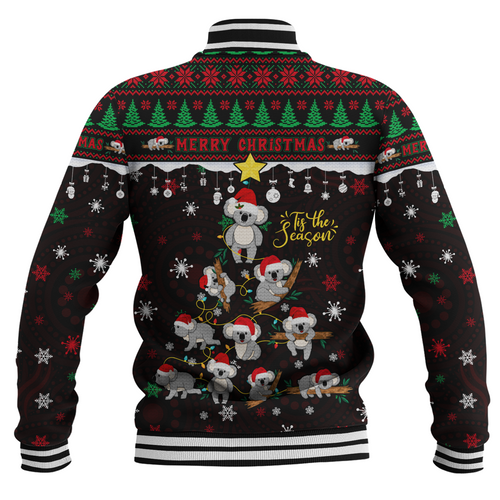 Australia Baseball Jacket Merry Christmas Tis The Season Koala Edition Australia Baseball Jacket Merry Christmas Tis The Season Koala Edition
