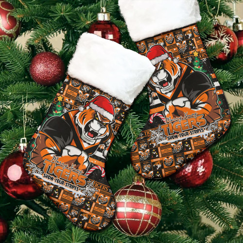 Wests Tigers Christmas Stocking Merry Ugly Christmas Comic Style Wests Tigers Christmas Stocking Merry Ugly Christmas Comic Style