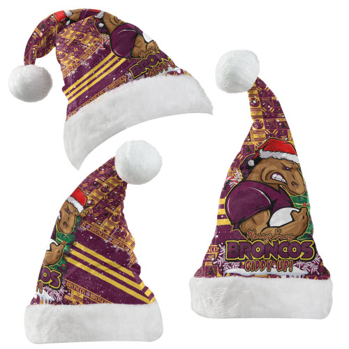 Brisbane Broncos Christmas Hat Merry Ugly Christmas Comic Style Brisbane Broncos Christmas Hat Merry Ugly Christmas Comic Style
