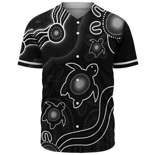 Australia Baseball Shirt Aboriginal Turtle Dreaming Journey Featuring Dot Art Australia Baseball Shirt Aboriginal Turtle Dreaming Journey Featuring Dot Art