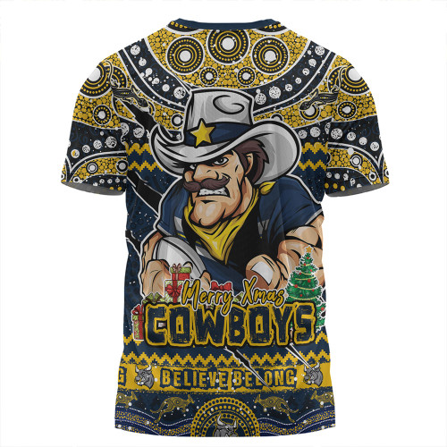 North Queensland Cowboys T-Shirt Aboriginal Xmas Special Ugly Christmas Style North Queensland Cowboys T-Shirt Aboriginal Xmas Special Ugly Christmas Style
