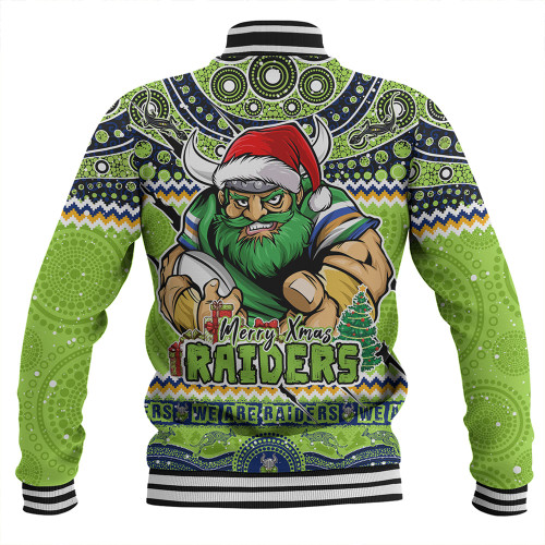 Canberra Raiders Baseball Jacket Aboriginal Xmas Special Ugly Christmas Style Canberra Raiders Baseball Jacket Aboriginal Xmas Special Ugly Christmas Style