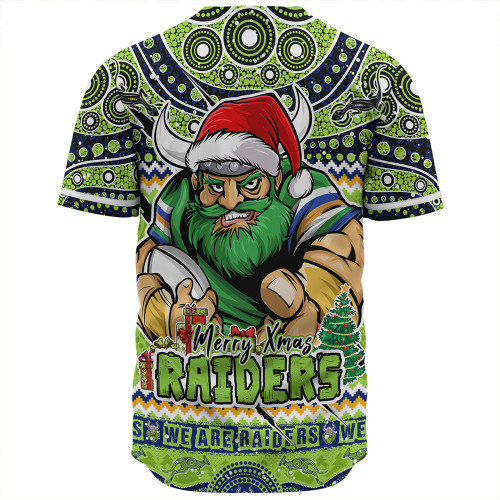 Canberra Raiders Baseball Shirt Aboriginal Xmas Special Ugly Christmas Style Canberra Raiders Baseball Shirt Aboriginal Xmas Special Ugly Christmas Style